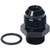 Allstar Performance ALL49847 Fitting, Adapter, Straight, 10 AN Male to 8 AN Male O-Ring, Aluminum, Black Anodized, Each