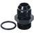 Allstar Performance ALL49848 Fitting, Adapter, Straight, 10 AN Male to 10 AN Male O-Ring, Aluminum, Black Anodized, Each