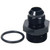 Allstar Performance ALL49849 Fitting, Adapter, Straight, 10 AN Male to 12 AN Male O-Ring, Aluminum, Black Anodized, Each