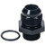 Allstar Performance ALL49853 Fitting, Adapter, Straight, 12 AN Male to 10 AN Male O-Ring, Aluminum, Black Anodized, Each