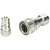 Allstar Performance ALL99278 Quick Disconnect, 1/4 NPT Fitting, Steel, Natural, Allstar Car Lifts, Each