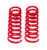 Bmr Suspension SP034R Suspension Spring Kit, 2 in Lowering, 2 Coil Springs, Red Powder Coat, Front, GM A-Body 1964-72, Kit