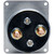 Allstar ALL80159 Battery Disconnect, Rotary Switch, Panel Mount, 175 amp, 12V, Dual Posts, Panel, Kit-2