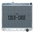 Cold Case Radiators GPG22 Radiator, 25.750 in W x 20.125 in H x 3 in D, Passenger Side Inlet, Passenger Side Outlet, With Air Conditioning, Aluminum, Polished, Manual, GM A-Body 1964-65, Each