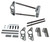 Competition Engineering C2017 Four Link Kit, Standard Series, Weld-On, Brackets / Hardware Included, Steel / Chromoly, Natural, 3 in Axle Tubes, Kit