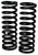 Competition Engineering C2550 Coil Spring, 2.500 in ID, 12.000 in Length, 85 lb/in Spring Rate, Steel, Black Powder Coat, Pair