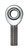 Competition Engineering C6021 Rod End, Magnum Series, Spherical, 5/8 in Bore, 5/8-18 in Right Hand Male Thread, Straight, Chromoly, Zinc Oxide, Each