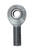 Competition Engineering C6154 Rod End, Magnum Series, Spherical, 5/8 in Bore, 3/4-16 in Right Hand Male Thread, Straight, Chromoly, Zinc Oxide, Each