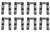 Comp Cams 15820-16 Lifter, Hydraulic Roller, 0.842 in OD, Link Bar, Mopar Gen III Hemi, Set of 16