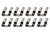 Comp Cams 96829-16 Lifter, Sportsman, Mechanical Roller, 0.904 in OD, Link Bar, Needle Bearing, Mopar RB-Series / 426 Hemi, Set of 16