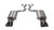 Corsa Performance 21002BLK Exhaust System, Sport, Axle-Back, 3 in Diameter, Dual Rear Exit, Dual 4 in Black Tips, Stainless, Natural, Ford Coyote, Ford Mustang 2018-21, Kit