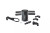 Corsa Performance CC0018 Air-Oil Separator, 2.375 in Diameter, 3.625 in Tall, 3/8 in NPT Female Inlet / Outlet, Aluminum, Black Anodized, Ford Ecoboost 4-Cylinder, Ford Midsize SUV 2021-22, Kit