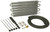 Derale 12903 Fluid Cooler, Dyno-Cool, 15.250 x 7.500 x 0.750 in, Tube Type, 11/32 in Hose Barb Inlet / Outlet, Fitting / Hardware / Hose, Aluminum, Natural, Automatic Transmission, Kit
