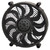 Derale 16913 Electric Cooling Fan, 14 in Fan, Push / Pull, 2100 CFM, 12V, Curve Blade, 14-1/2 x 14-1/2 in, 2-5/8 in Thick, Plastic, Each