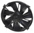 Derale 16924 Electric Cooling Fan, 12 in Fan, Push / Pull, 2000 CFM, 12V, Curve Blade, 13-1/8 x 13-1/8 in, 3-1/2 in Thick, Plastic, Each