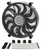 Derale 18212 Electric Cooling Fan, HO RAD, 12 in Fan, Push / Pull, 1450 CFM, 12V, Curved Blade, 12-3/4 in Square, 2-5/8 in Thick, Install Kit, Plastic, Kit