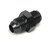 Earls AT991946ERL Fitting, Fuel Pump Adapter, Straight, 6 AN Male to 1/2-20 in Male, Aluminum, Black Anodized, Each
