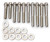 Edelbrock 8507 Intake Manifold Bolt Kit, 12 Point Head, Steel, Cadmium, Edelbrock Intake, Ford FE-Series, Kit