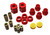 Energy Suspension 16.3114R Control Arm Bushing, Hyper-Flex, Front, Lower / Upper, Polyurethane, Red, Honda Civic 1996-2000, Kit