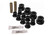 Energy Suspension 2.2102G Leaf Spring Bushing Kit, Hyper-Flex, Front, Polyurethane / Steel, Black / Cadmium, Jeep CJ 1976-86, Kit