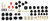 Energy Suspension 3.18137G Bushing Kit, Hyper-Flex System, Body Mount / Suspension Bushings / Rack and Pinion Bushings / Hardware Included, Polyurethane, Black, 2WD, GM Fullsize Truck 2007-13, Kit