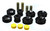 Energy Suspension 3.3195G Control Arm Bushing, Hyper-Flex, Front, Lower / Upper, Polyurethane, Black, Chevy Camaro 2010-12, Kit