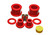 Energy Suspension 7.1118R Differential Housing Mount Bushing, Hyper-Flex, Polyurethane / Steel, Red / Cadmium, Nissan SX 1995-98, Kit