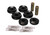 Energy Suspension 7.7105G Strut Rod Bushing, Hyper-Flex, Front, Polyurethane / Steel, Black / Cadmium, Nissan SX 1989-98, Kit