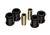 Energy Suspension 9.8138G Shock End Bushing, Rear, Polyurethane / Steel, Black / Cadmium, GM Fullsize Truck 1988-98, Kit