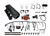 FiTech 70008 GM LS1/LS2/LS6 Ultimate EFI Truck,Touchscreen, Wiring Harness, 55 lb/hr Injectors, Intake, Throttle Body, Black, Kit