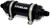 Fuelab Fuel Systems 82801-1 Fuel Filter, In-Line, 10 Micron, 5 in Paper Element, 6 AN Male Inlet, 6 AN Male Outlet, Aluminum, Black Anodized, Each