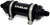 Fuelab Fuel Systems 82832-1 Fuel Filter, In-Line, 6 Micron, 5 in Microglass Element, 8 AN Male Inlet, 8 AN Male Outlet, Aluminum, Black Anodized, Each