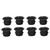 Fast Electronics 146073-8 Intake Manifold Stack, Medium, Plastic, Black, FAST LSXHR Intake Manifold, Set of 8