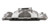 Holley 300-261 Small Block Chevy Intake Manifold, Square Bore, Single Plane, Aluminum, Natural, Kit-5