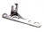 Hurst 1175778 Shifter Cable Bracket, Pan Mounted, Steel, Chrome, Hurst Shifter, 200-4R / 700R4 / TH200 / TH350 / TH375 / TH400, Each