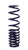 Hyperco 14B0175/350UHT Coil Spring, UHT Barrel, Coil-Over, 2.500 in ID, 14.000 in Length, 175-350 lb/in Spring Rate, Dual Rate, Steel, Blue Powder Coat, Each