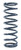 Hyperco 1810D0112 Coil Spring, Coil-Over, 1.875 in ID, 10.000 in Length, 112 lb/in Spring Rate, Steel, Blue Powder Coat, Each