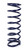 Hyperco 1.812E+178 Coil Spring, Coil-Over, 3.000 in ID, 12.000 in Length, 175 lb/in Spring Rate, Steel, Blue Powder Coat, Each