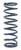 Hyperco 188A0275 Coil Spring, Coil-Over, 2.250 in ID, 8.000 in Length, 275 lb/in Spring Rate, Steel, Blue Powder Coat, Each