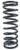 Hyperco 18S-350 Coil Spring, Conventional, 5.0 in OD, 13.000 in Length, 350 lb/in Spring Rate, Rear, Steel, Blue Powder Coat, Each