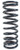 Hyperco 18SN-300 Coil Spring, Conventional, 5.0 in OD, 11.000 in Length, 300 lb/in Spring Rate, Rear, Steel, Blue Powder Coat, Each