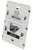 Lokar XDK-009 Dash Knob Bezel, Hi-Tech, 7/16-28 Male Thread, Billet Aluminum, Black Anodized, Each