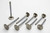 Manley 10550-8 Intake Valve, Budget Series, 2.020 in Head, 0.342 in Valve Stem, 4.911 in Long, Stainless, Small Block Chevy / Ford, Set of 8