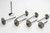 Manley 11321-8 Exhaust Valve, Race Master, 1.600 in Head, 0.342 in Valve Stem, 5.165 in Long, Stainless, Small Block Chevy / Ford, Set of 8