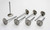 Manley 11679-8 Exhaust Valve, Severe Duty, 1.615 in Head, 0.314 in Valve Stem, 5.230 in Long, Stainless, GM LS-Series, Set of 8