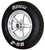 Moroso 17040 Tire, Drag Front, DS2, 24.0 x 5.0-15, Bias-Ply, 4 Ply Nylon, White Lettering, Each