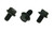 Moroso 38765 Torque Converter Bolt Kit, 3/8-16 in Thread, Hex Head, Steel, Black Oxide, TH350 / 400, Set of 3