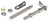 Moroso 39010 Hood Pin, Quick Release Hood Pin Set, 3/8 in OD x 4 in Long, Quick Release Clips, Hardware Included, Aluminum, Natural, Kit