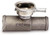 Moroso 63740 Filler Neck, Hose Mount, 1-1/2 in Hose to 1-1/4 in Hose, Aluminum, Natural, Each