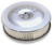 Moroso 66310 Air Cleaner Assembly, 8-1/2 in Round, 3-1/2 in Tall, 5-1/8 in Carb Flange, Raised Base, Steel, Clear Powder Coat, Kit